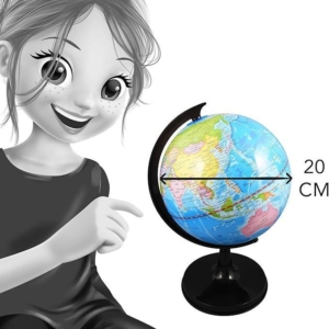 Globus 20cm 106227 Buki edukativni globus 20cm Buki za decu zadnja strana