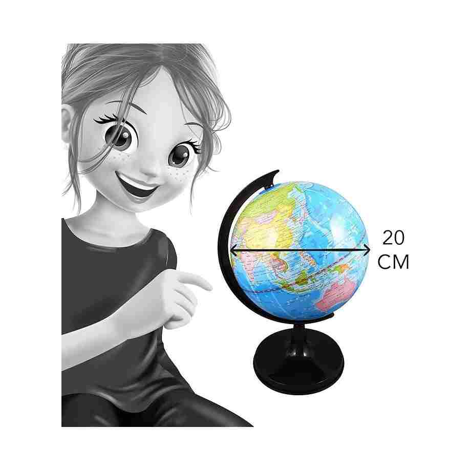 edukativni globus 20cm Buki za decu zadnja strana