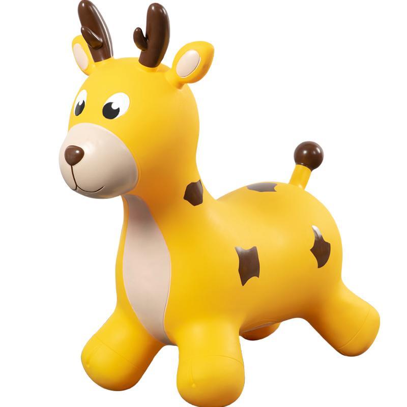 životinjica džampi jelen mekana igračka nežne boje