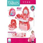 toaletni sto kofer za devojčice u šarenim bojama