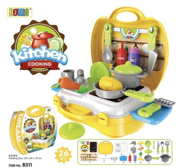 kuhinja set kofer 793262 za decu u raznim bojama