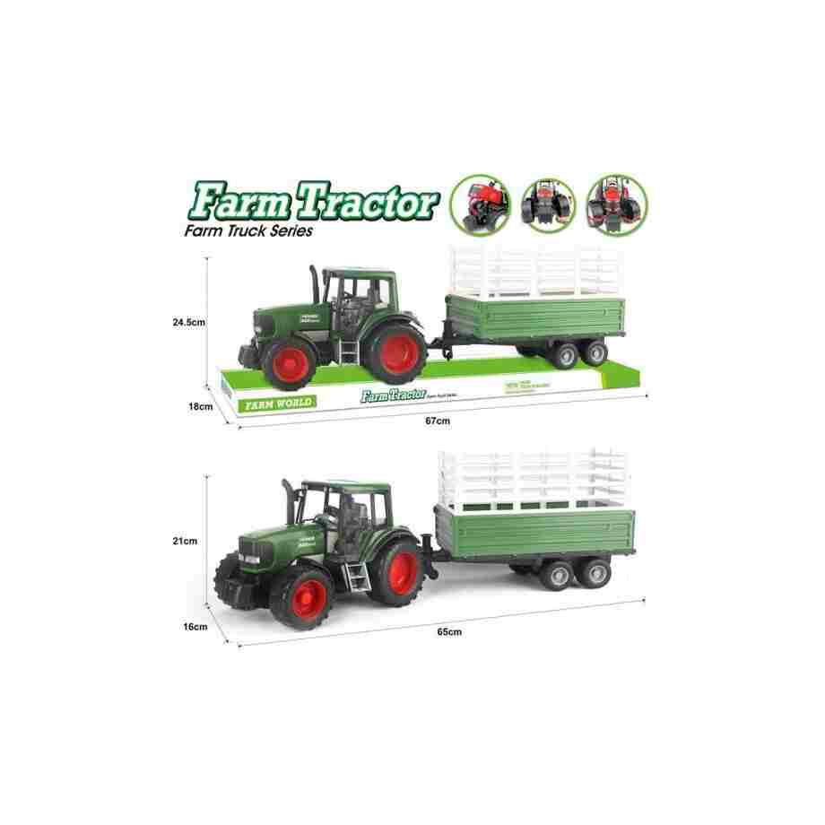 traktor sa prikolicom 855402 kvalitetna igračka za decu