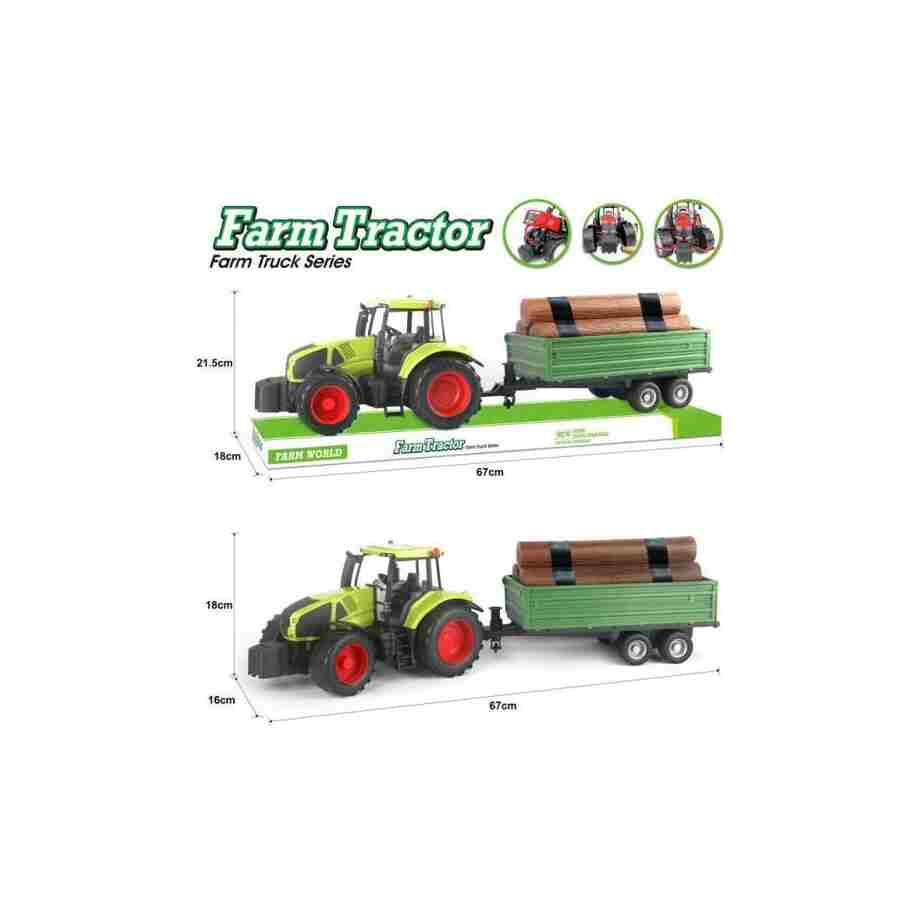 traktor sa prikolicom 855474 za decu uzrasta od 3 godine