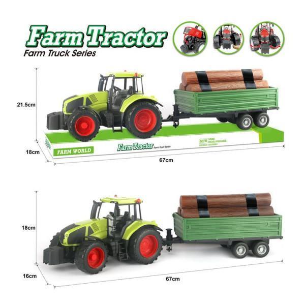 traktor sa prikolicom 855474 za decu uzrasta od 3 godine