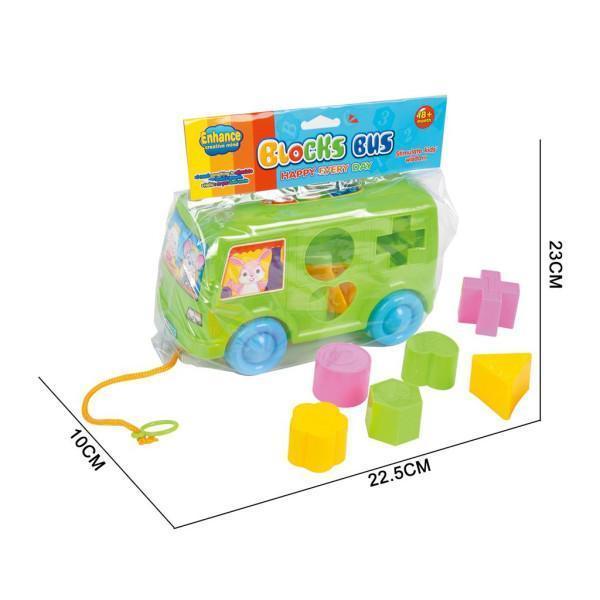 autobus pogodi oblik edukativna igračka za bebe