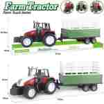 traktor sa prikolicom 855393 plava boja