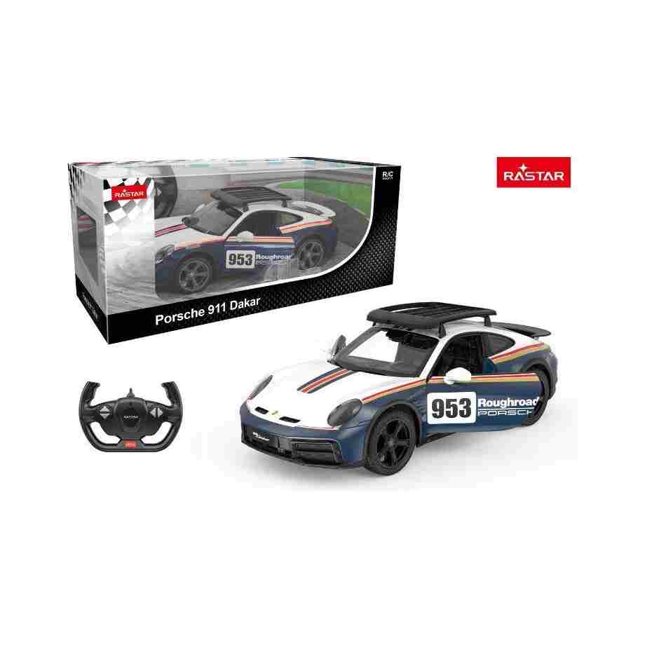 daljinski upravljano vozilo auto porsche 911 crna boja