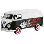 auto volkswagen delivery van hot rod 1:24 plava boja