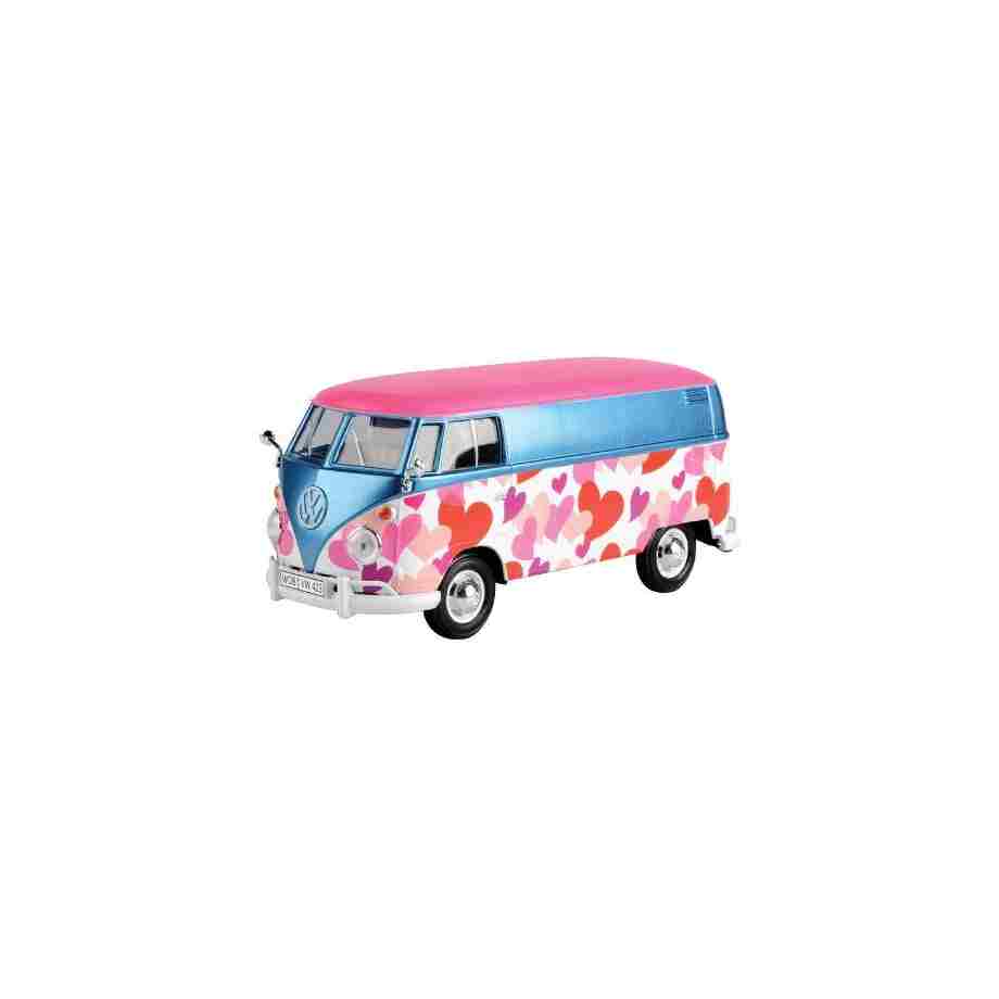 auto volkswagen delivery van igračka plava boja