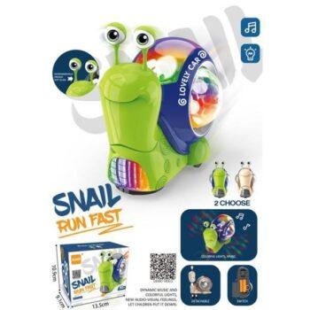 zabavni puž muzička igračka za bebe u šarenim bojama