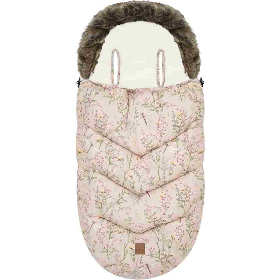 zimska navlaka za kolica beige za bebe