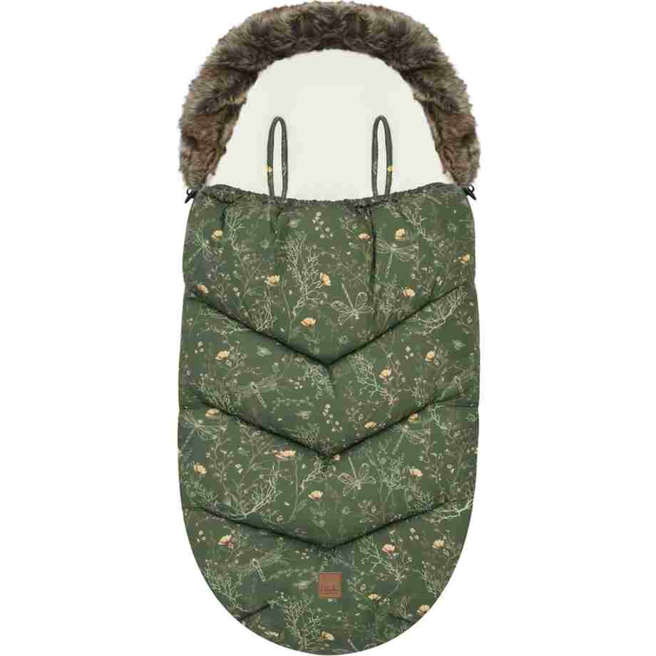 zimska navlaka za kolica luxury secret garden green