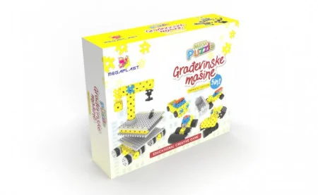 mega puzzle građevinske mašine edukativna igračka za decu