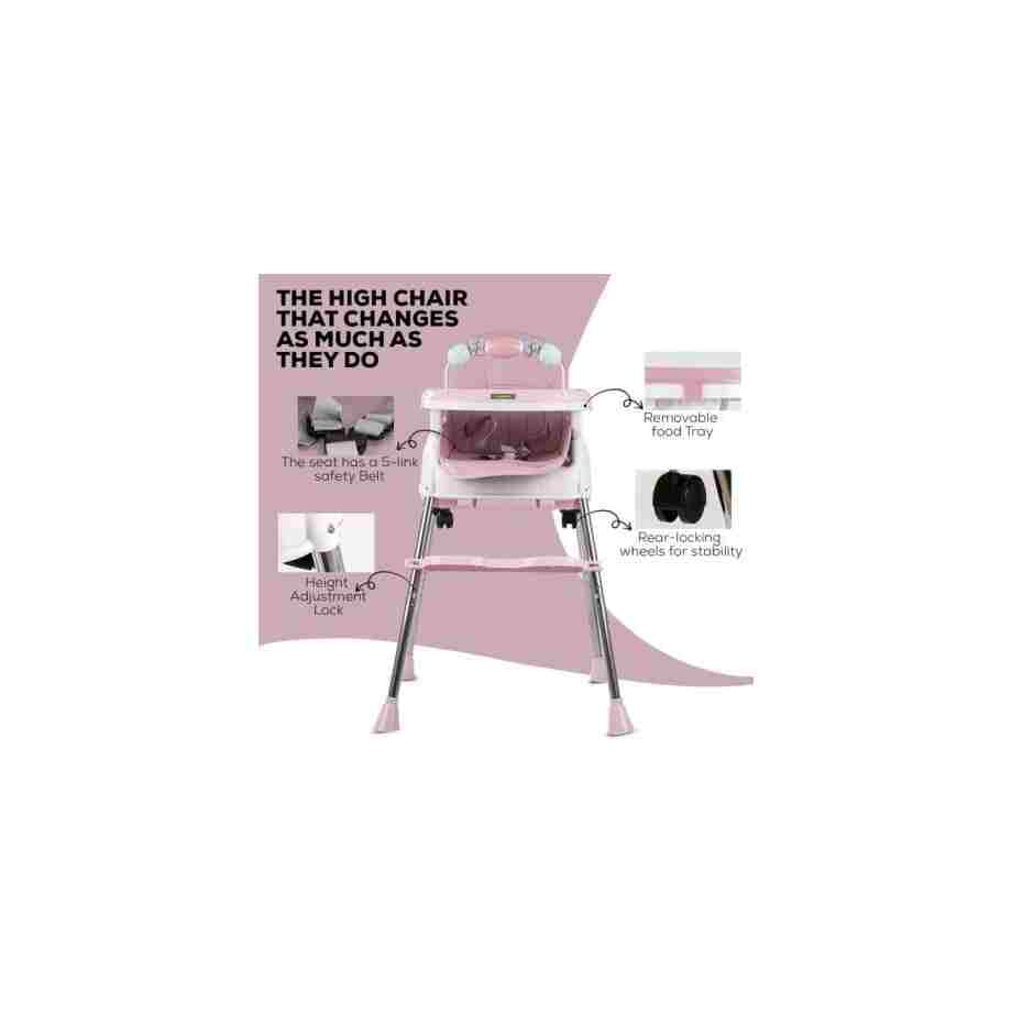 hranilica baby line roze model c006 za decu uzrasta 6 do 60 meseci bliži prikaz
