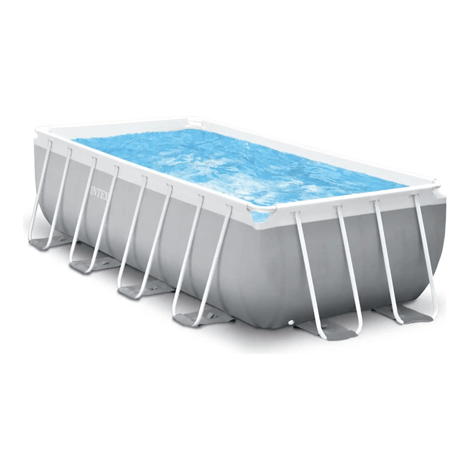 Intex bazen Prism Frame Pravougaoni 400x200x122 cm intex bazen prism frame pravougaoni 400x200x122 cm svetlo siva detalj