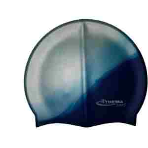silikonska kapica za plivanje mc 404 teget bela themaSport