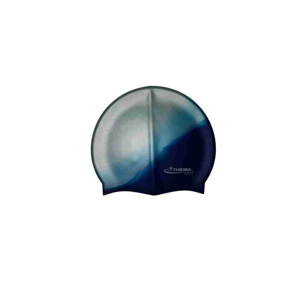 silikonska kapica za plivanje mc 404 teget bela themaSport