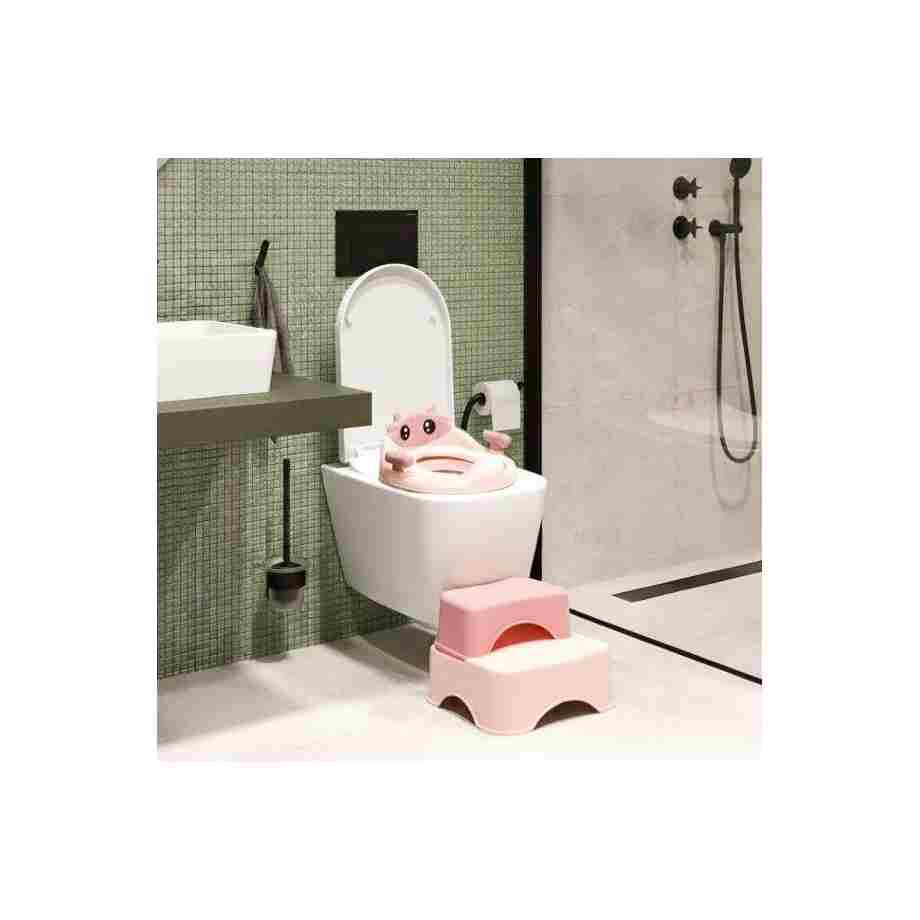 adapter za wc solju sa stepenicama i platformom za decu roze ecotoys5346944