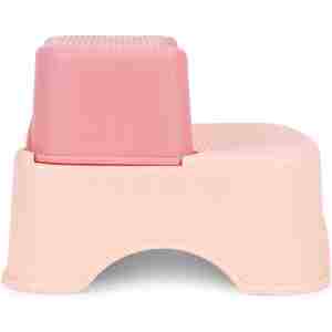Adapter za WC šolju sa stepenicama i platformom za decu, roze, ECOTOYS - Slika 5