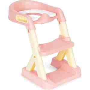 ADAPTER ZA WC ŠOLJU ZA DECU SA STEPENIKOM ECOTOYS PINK