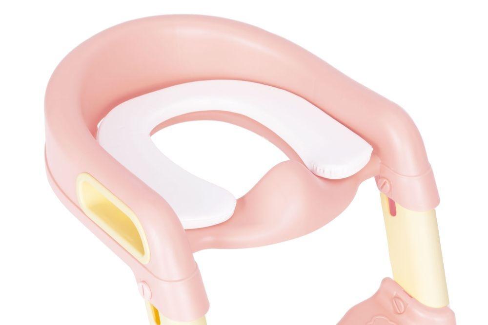 ADAPTER ZA WC ŠOLJU ZA DECU SA STEPENIKOM ECOTOYS PINK ADAPTER ZA WC ŠOLJU ZA DECU SA STEPENIKOM ECOTOYS PINK