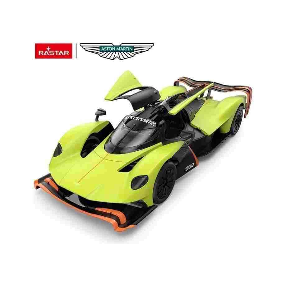 automobil na daljinsko upravljanje aston martin valkyrie amr pro rastar razmera 1:14 zelena karoserija