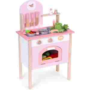 Dečija kuhinja pink sa 2 dodataka,rernom,slavinom i sudoperom ECOTOYS Dečija kuhinja pink sa 2 dodataka,rernom,slavinom i sudoperom ECOTOYS - Slika 3