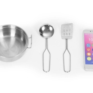 Dečija kuhinja sa zvukom i LED tablom za pisanje, metalni dodaci, MDF, 3+ godine, ECOTOYS Dečija kuhinja sa zvukom i LED tablom za pisanje, metalni dodaci, MDF, 3+ godine, ECOTOYS - Slika 5