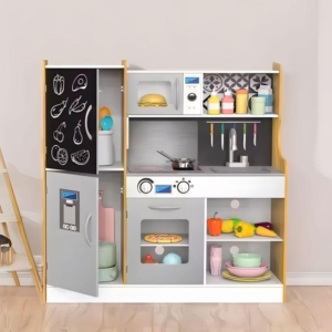 Dečija kuhinja sa zvukom i LED tablom za pisanje, metalni dodaci, MDF, 3+ godine, ECOTOYS Dečija kuhinja sa zvukom i LED tablom za pisanje, metalni dodaci, MDF, 3+ godine, ECOTOYS - Slika 7