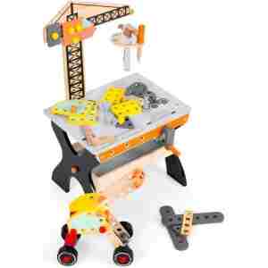 Drvena radionica za decu, sto sa alatom – ECOTOYS Drvena radionica za decu, sto sa alatom – ECOTOYS - Slika 5