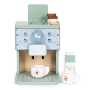 Drveni aparat za kafu za decu – barista set, 8 delova – ECOTOYS - Slika 3