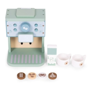 Drveni aparat za kafu za decu – barista set, 8 delova – ECOTOYS - Slika 5
