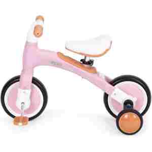 Ecotoys balans bicikl sa pedalama i pomoćnim točkovima 3u1 pink Ecotoys balans bicikl sa pedalama i pomoćnim točkovima 3u1 pink - Slika 5
