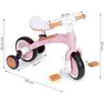 Ecotoys balans bicikl sa pedalama i pomoćnim točkovima 3u1 pink - Slika 7