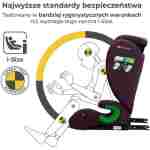 KINDERKRAFT AUTOSEDISTE JUNIOR FIX I-SIZE CHERRY - Slika 5
