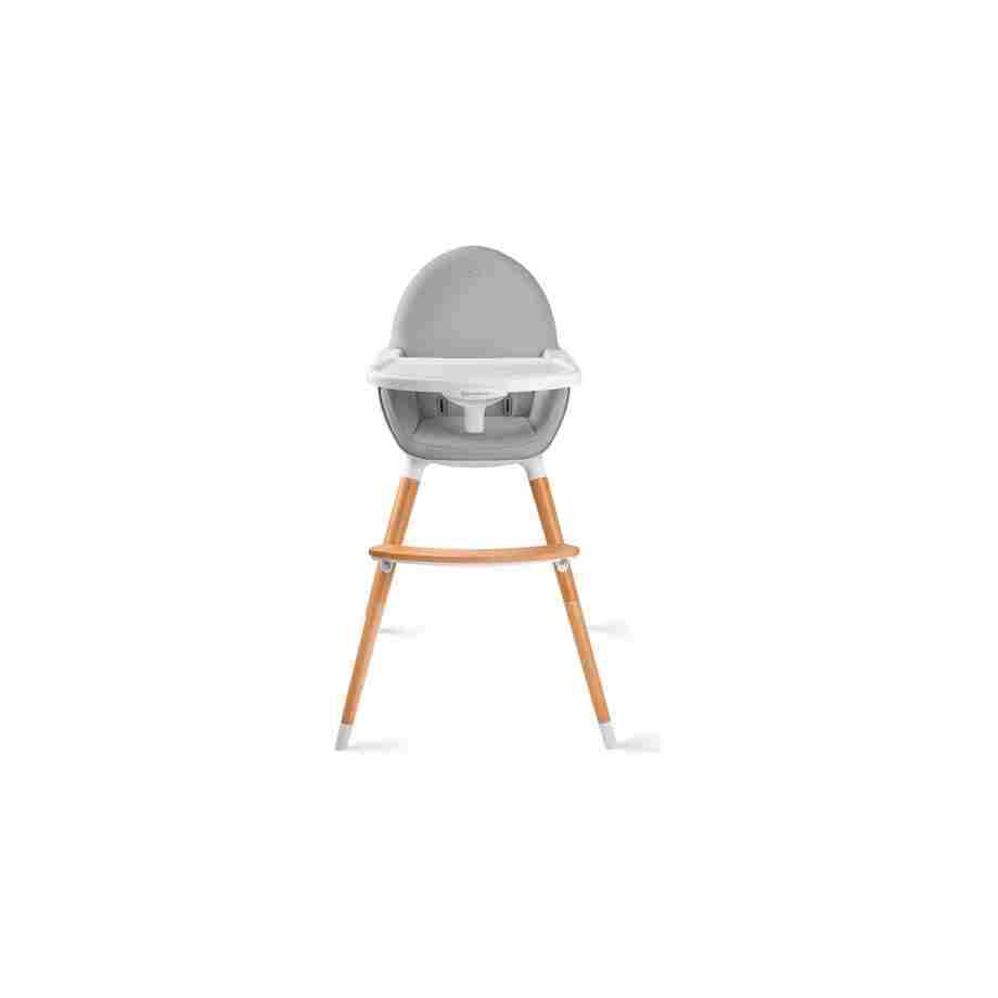 KINDERKRAFT HIGH STOLICA ZA HRANJENJE 2U1 FINI GREY