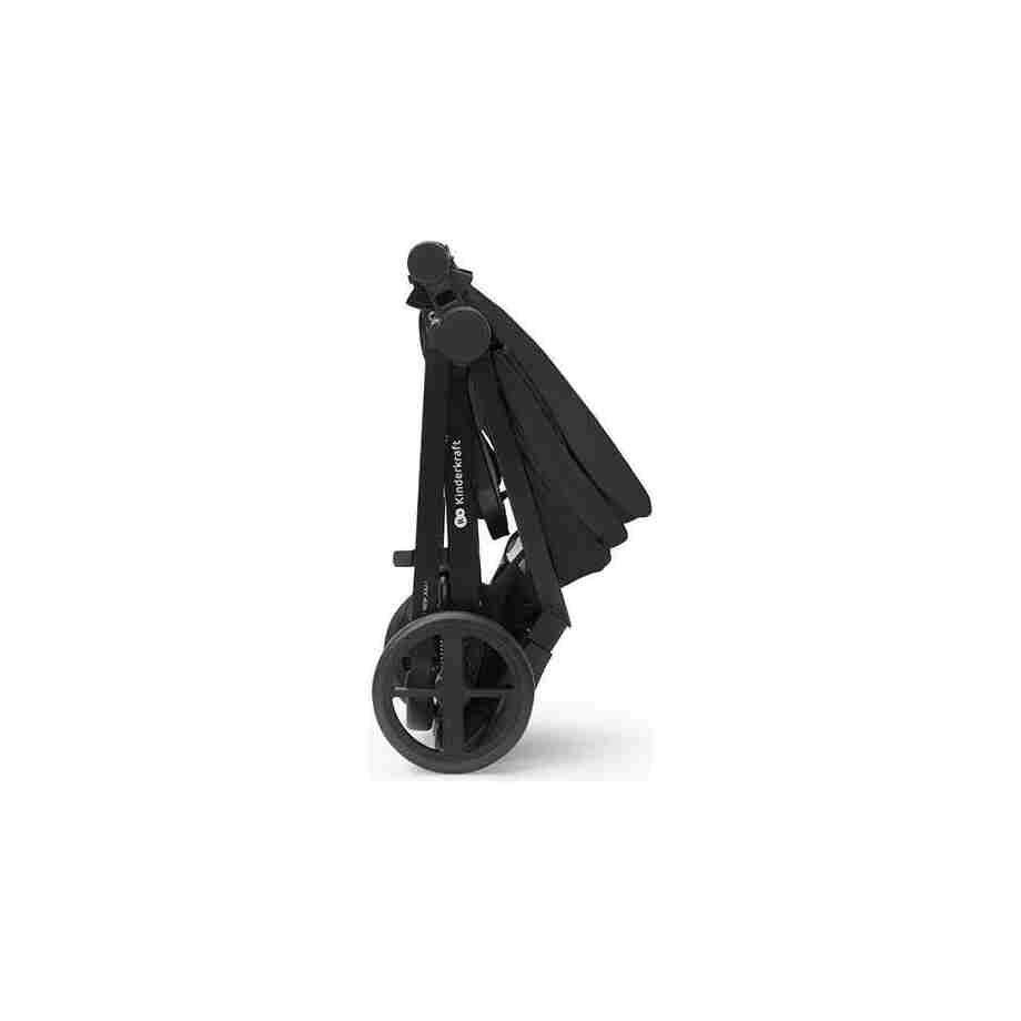 Kinderkraft Newly sklopljena kolica classic black