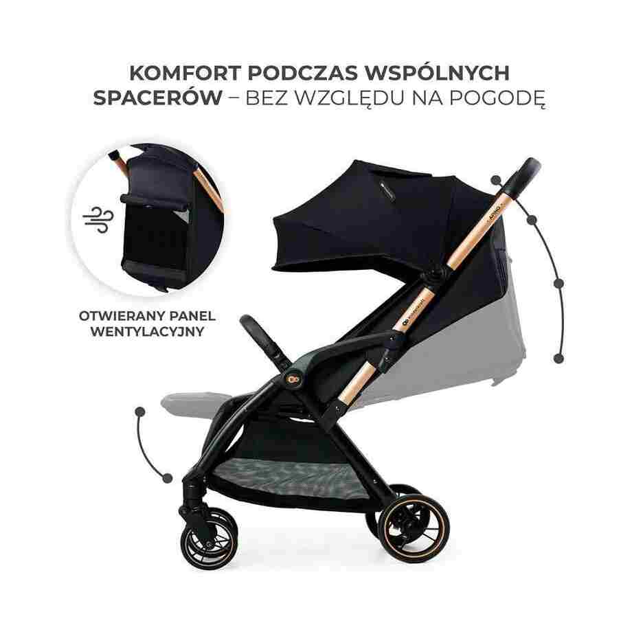 KINDERKRAFT KOLICA APINO RAVEN BLACK Kinderkraft Apino Raven Black