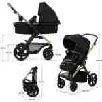 KINDERKRAFT MOOV 2 KOLICA ZA BEBE 3U1 PURE BLACK KINDERKRAFT MOOV 2 KOLICA ZA BEBE 3U1 PURE BLACK - Slika 7