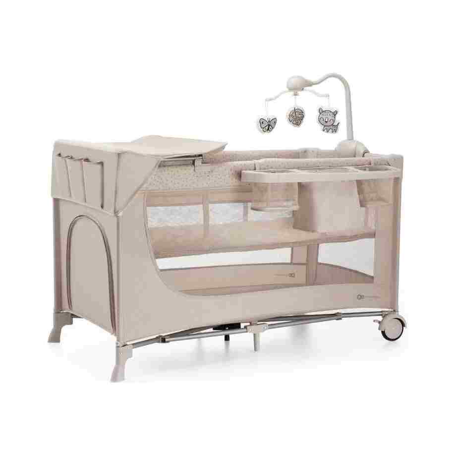 kinderkraft prenosivi krevetac joy 2 beige sa dodacima6421