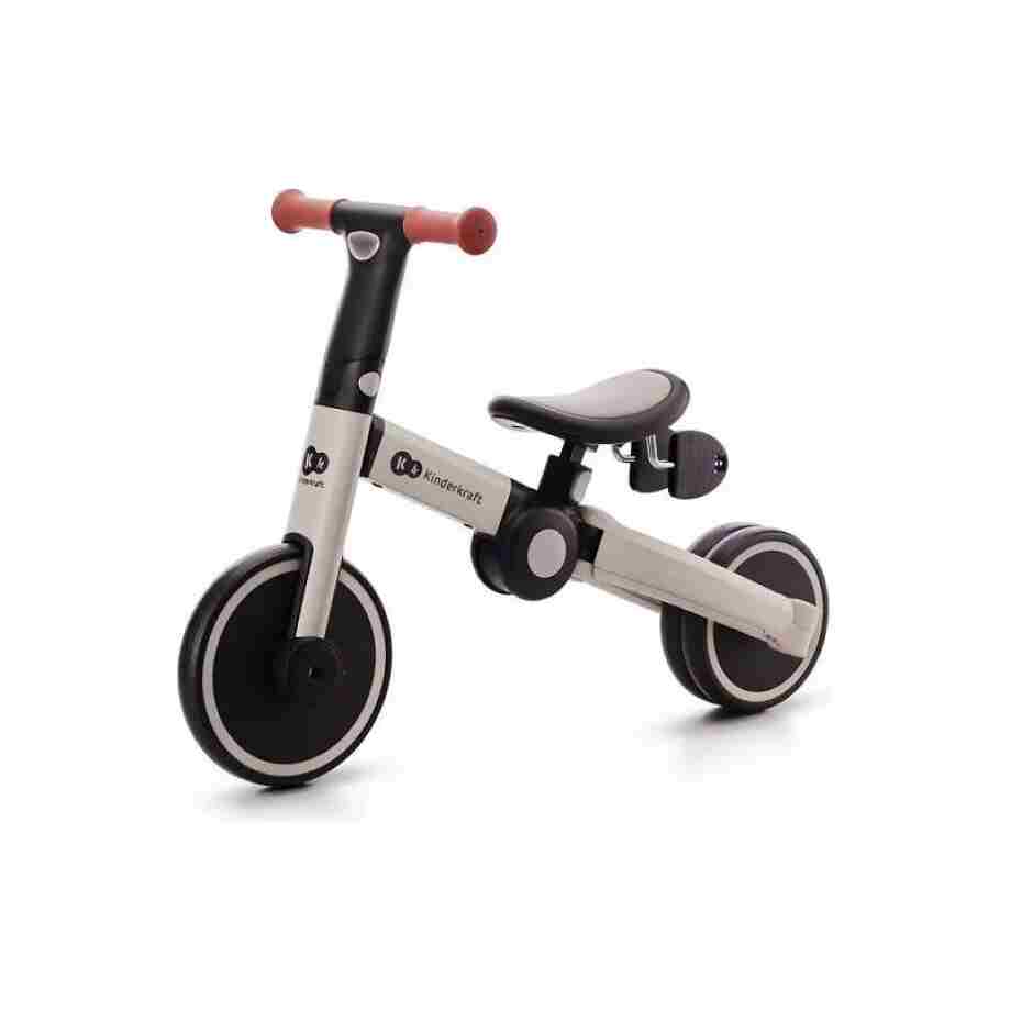 KINDERKRAFT TRICIKL 3U1 4TRIKE SILVER GREY Tricikl 4Trike Kinderkraft srebrno sivi
