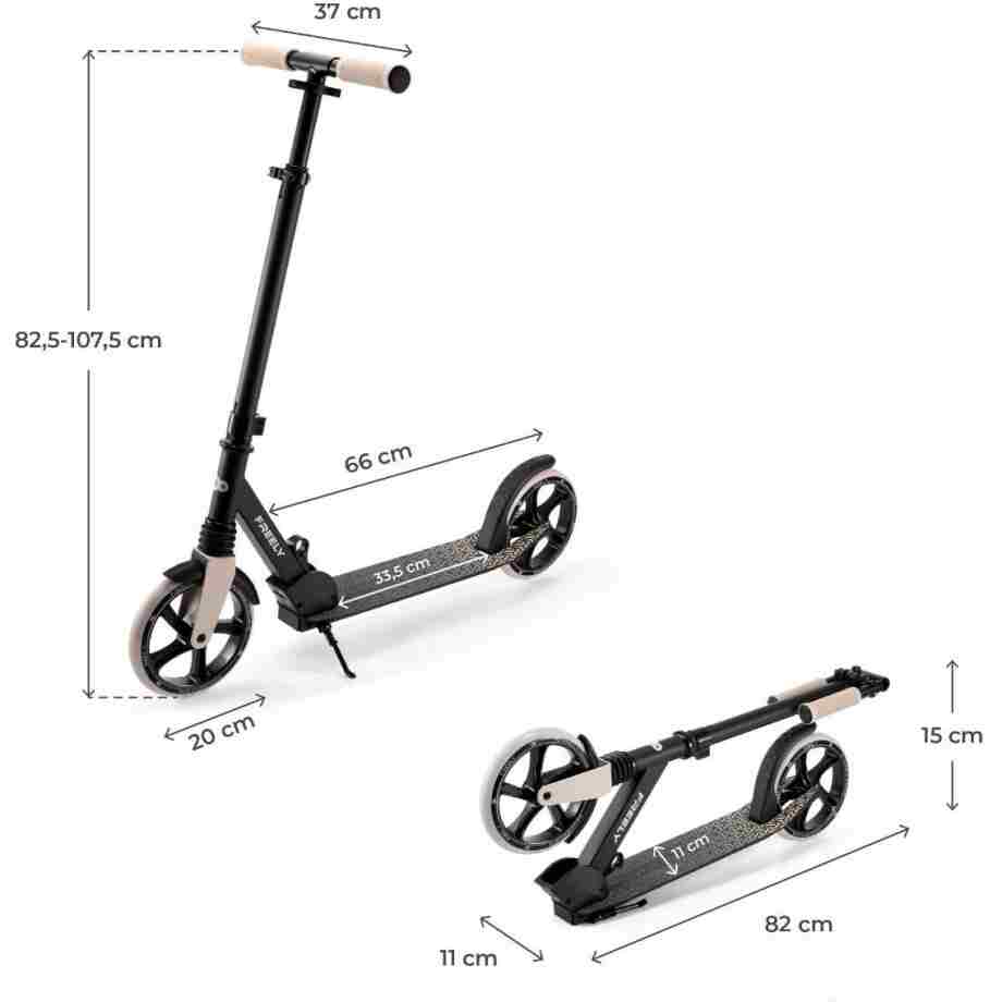 kinderkraft trotinet freely black17100