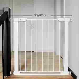 KINDERKRAFT ZAŠTITNA OGRADICA SAFE SNAP WHITE - Slika 5