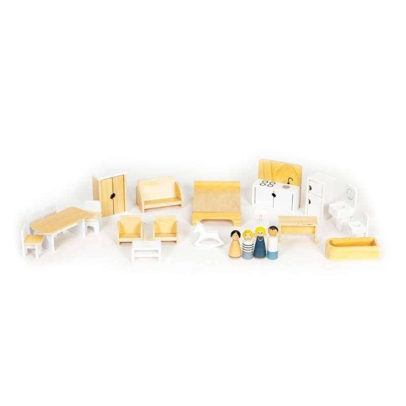 kucica za lutke set sa 18 dodataka2482