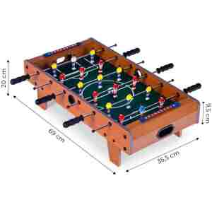 Mini stoni fudbal drveni 70x35 cm ECOTOYS - Slika 7