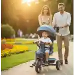 TRICIKL 4003 PLAVI tricikl 4003 plavi za decu uzrasta 1,5 godina detalj