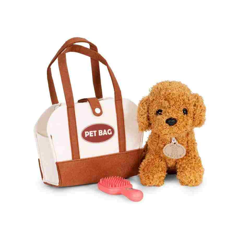 plisana igracka za decu stene brown poodle torba cetka za negu5346983