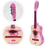 Roze velika gitara za decu – ECOTOYS - Slika 3