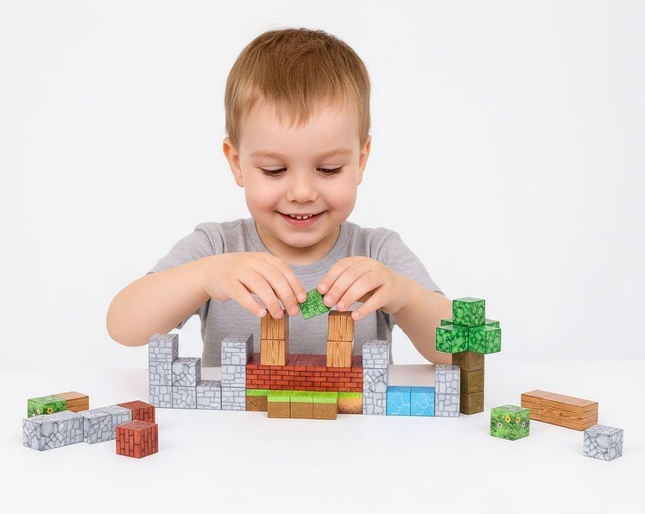 Set magnetnih kocki za decu – 119 delova Set magnetnih kocki za decu – 119 delova