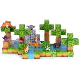 Set magnetnih kocki za decu – 142 dela, kocke i dinosaurisi - Slika 5
